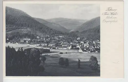 (99821) AK Tabarz, Thüringer Wald, Blick von Deysingslust 1933-45