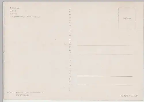 (99519) AK Ziegenrück, Mehrbildkarte, 1964