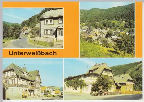 (99441) AK Unterweißbach, Mehrbildkarte, 1984