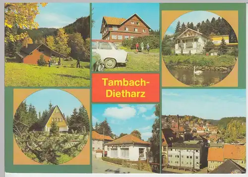 (99313) AK Tambach-Dietharz, Mehrbildkarte, 1987