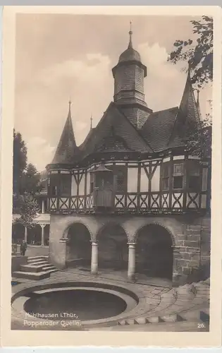 (98621) Foto AK Mühlhausen, Thüringen, Popperoder Quelle, vor 1945