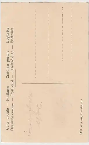 (98591) AK Friedrichroda, Partie im kühlen Tal, 1906