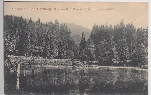(96980) AK Gehlberg, Hungertalteich, vor 1945