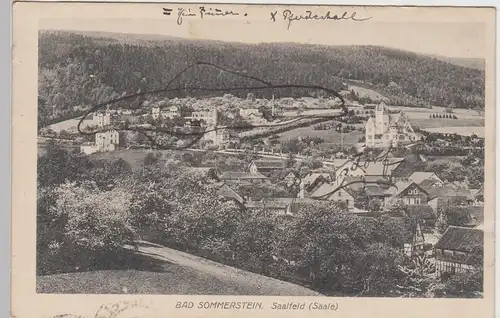 (96762) AK Saalfeld, Saale, Bad Sommerstein 1919