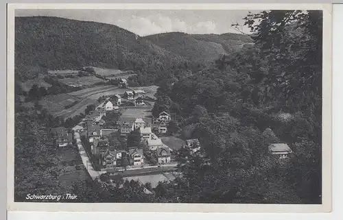 (94681) AK Schwarzburg, Gesamtansicht 1949