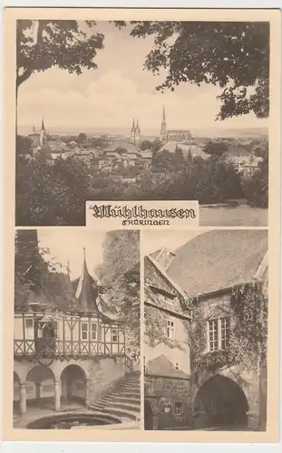 (93968) Foto AK Mühlhausen i. Thür., Mehrbildkarte 1954