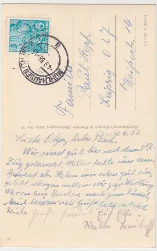 (93968) Foto AK Mühlhausen i. Thür., Mehrbildkarte 1954