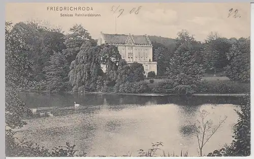 (93182) AK Friedrichroda, Schloss Reinhardsbrunn 1908