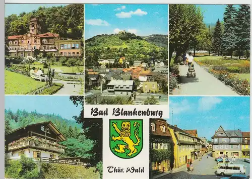 (92464) AK Bad Blankenburg, Mehrbildkarte, 1974