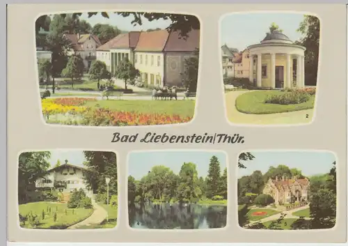 (92377) AK Bad Liebenstein, Mehrbildkarte, 1967