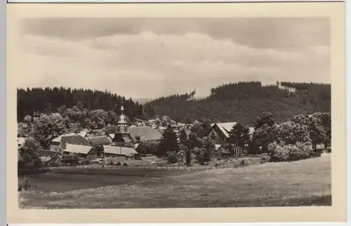 (9101) Foto AK Finsterbergen, Panorama 1955