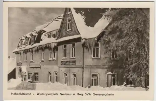 (9093) Foto AK Neuhaus am Rennweg, SVA Genesungsheim 1953