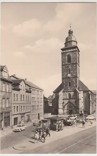 (90912) Foto AK Gotha, Neumarkt, Margarethenkirche 1967