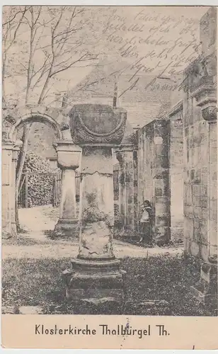 (90896) AK Thalbürgel, Klosterkirche, 1906