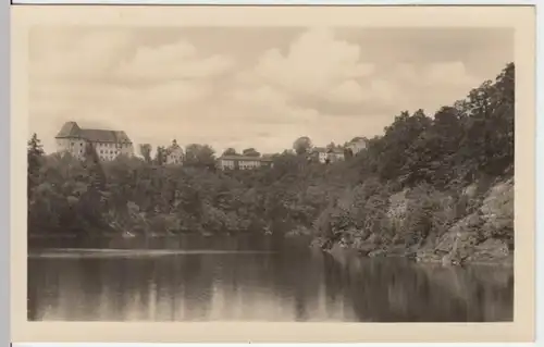 (9051) Foto AK Burgk, Thür., Schloss 1954