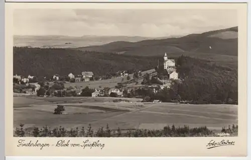 (9045) Foto AK Finsterbergen, Panorama 1955