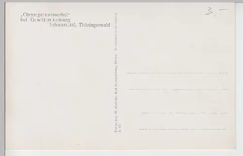 (90372) AK Schwarzatal, Chrysopras bei Gewitterstimmung, vor 1945