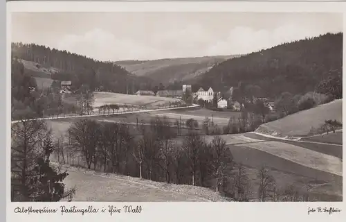 (90358) Foto AK Klosterruine Paulinzella, Fernblick zur Ruine, vor 1945