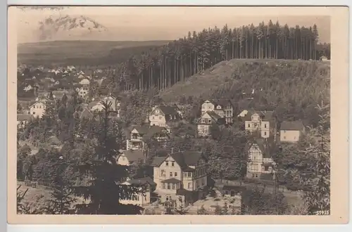 (90247) Foto AK Finsterbergen, Thür. Wald, Blick vom Ölberg 1935