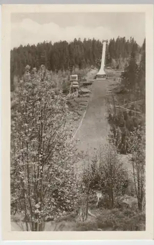 (8939) Foto AK Oberhof, Thür,. Thüringen-Schanze 1953