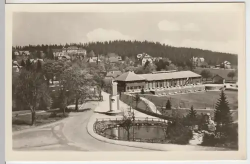 (8935) Foto AK Oberhof, Thür., Blick vom Ernst Thälmann Haus 1953