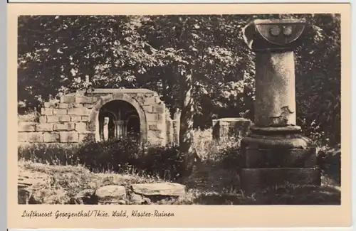 (8916) Foto AK Georgenthal, Thür. Wald, Klosterruinen 1957