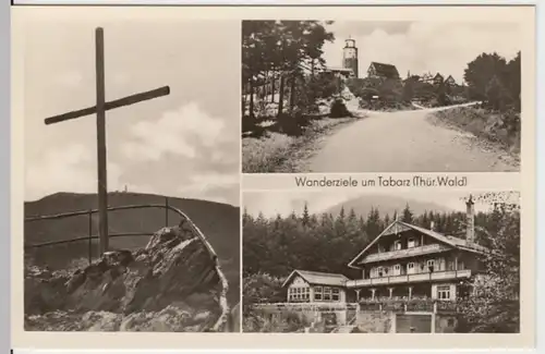 (8915) Foto AK Tabarz, Th. Wald, Mehrbildkarte 1956