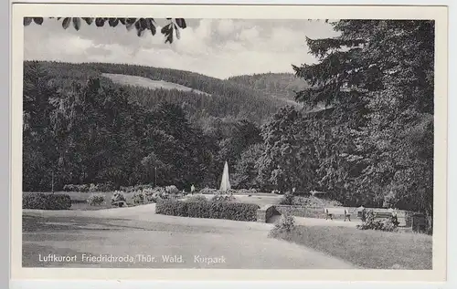(89052) AK Friedrichroda, Kurpark 1960