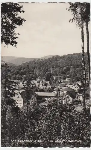 (88883) Foto AK Bad Liebenstein, Blick vom Panoramaweg 1959