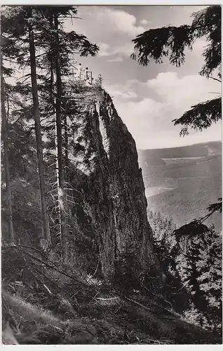 (88807) Foto AK Hohe Möste bei Oberschönau, 1962