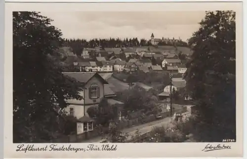 (8864) Foto AK Finsterbergen, Ortsansicht 1954