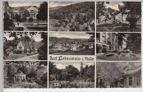 (88555) Foto AK Bad Liebenstein, Mehrbildkarte 1959