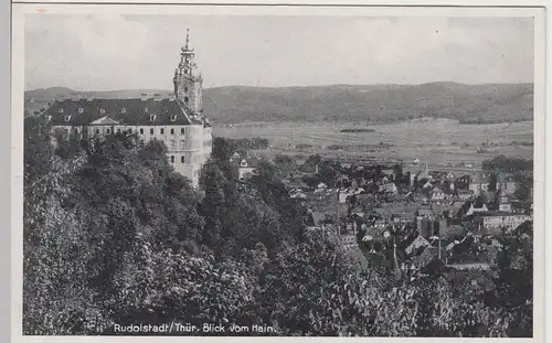 (88445) AK Rudolstadt, Blick vom Hain