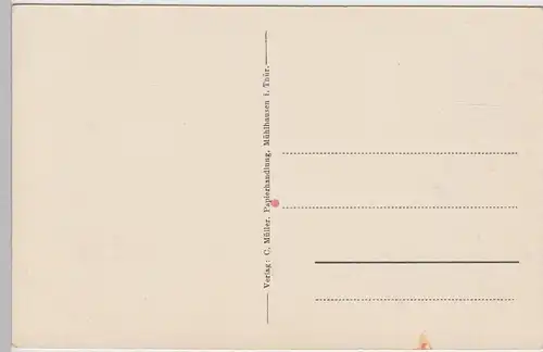 (88428) AK Mühlhausen i. Thür., Totale vor 1945