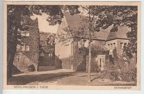 (88427) AK Mühlhausen i. Thür., Rathaushof 1927