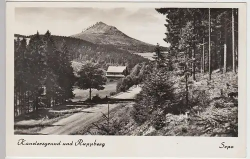 (88407) Foto AK Kanzlersgrund m. Ruppberg, 1963