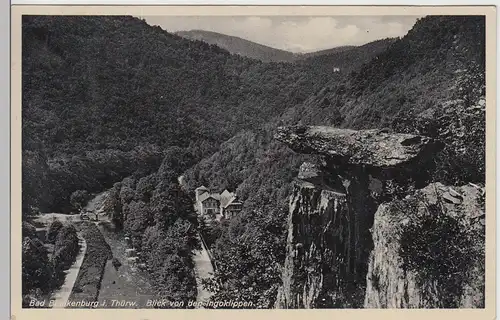 (88313) AK Bad Blankenburg, Blick von den Ingoklippen, 1939