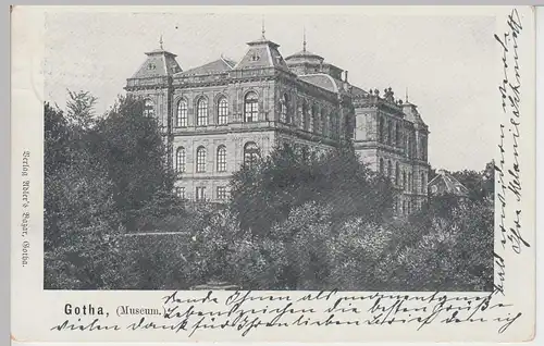 (88309) AK Gotha, Museum, 1905