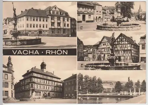 (87177) Foto AK Vacha / Rhön, Mehrbildkarte 1970