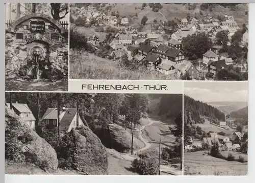 (86918) Foto AK Fehrenbach, Mehrbildkarte 1974