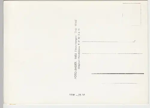 (86905) Foto AK Friedrichroda, Mehrbildkarte 1982