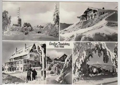 (86821) Foto AK Großer Inselsberg, Mehrbildkarte 1978