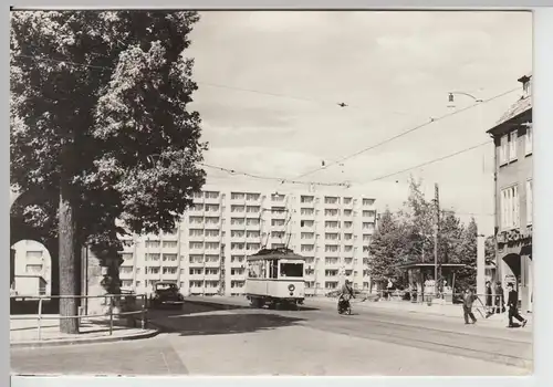 (86657) Foto AK Nordhausen, Rautenstraße mit Wohnscheibe I, 1972