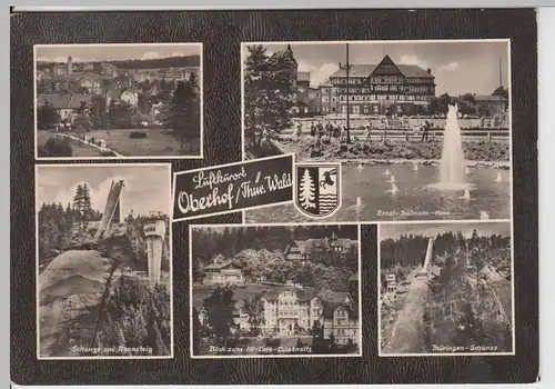 (86649) Foto AK Oberhof i. Thür., Mehrbildkarte 1967