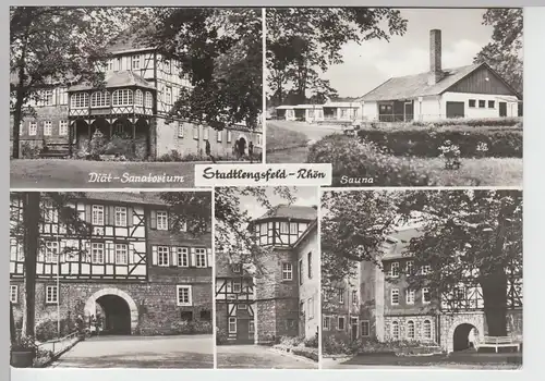 (86537) Foto AK Stadtlengsfeld / Rhön, Diät-Sanatorium Mehrbildkarte 1984