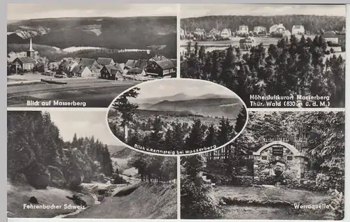 (86400) Foto AK Masserberg, Thür. Wald, Sonderstempel 1965