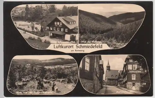 (86380) Foto AK Schmiedefeld am Rennsteig, Mehrbild 1962