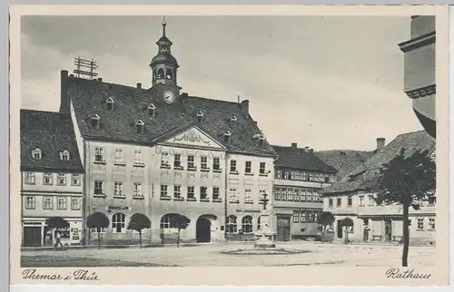 (85742) AK Themar, Rathaus 1947