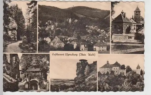 (85735) Foto AK Elgersburg, Mehrbild, Schloss 1962