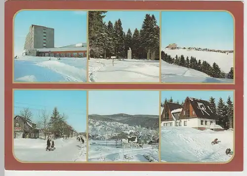 (83406) AK Frauenwald, Monument, Nordstraße, Erholungsheime 1986